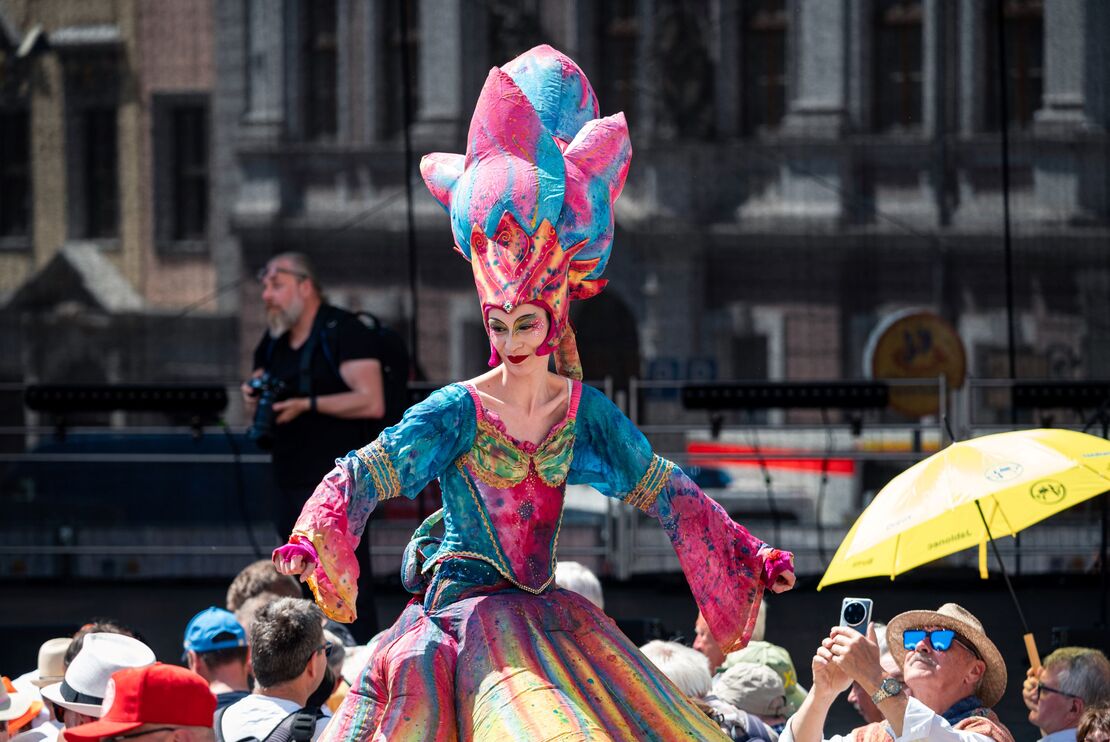 Stelzen-Art auf dem Bautzener Frühling Stelzen-Art auf dem Bautzener Frühling
